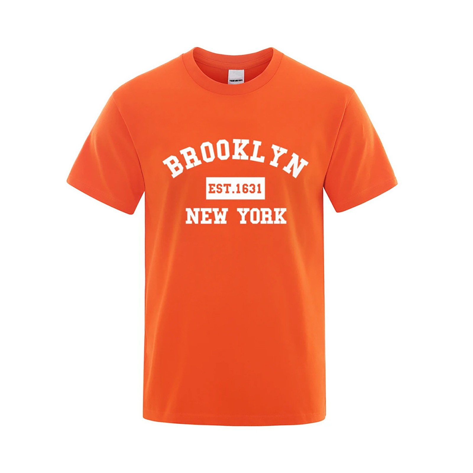 thumbnail image 2 of 2025 Camiseta de hombre con estampado de letras de Nueva York - Corte holgado, tejido transpirable, informal de verano - XS-XXXL, 2 of 4